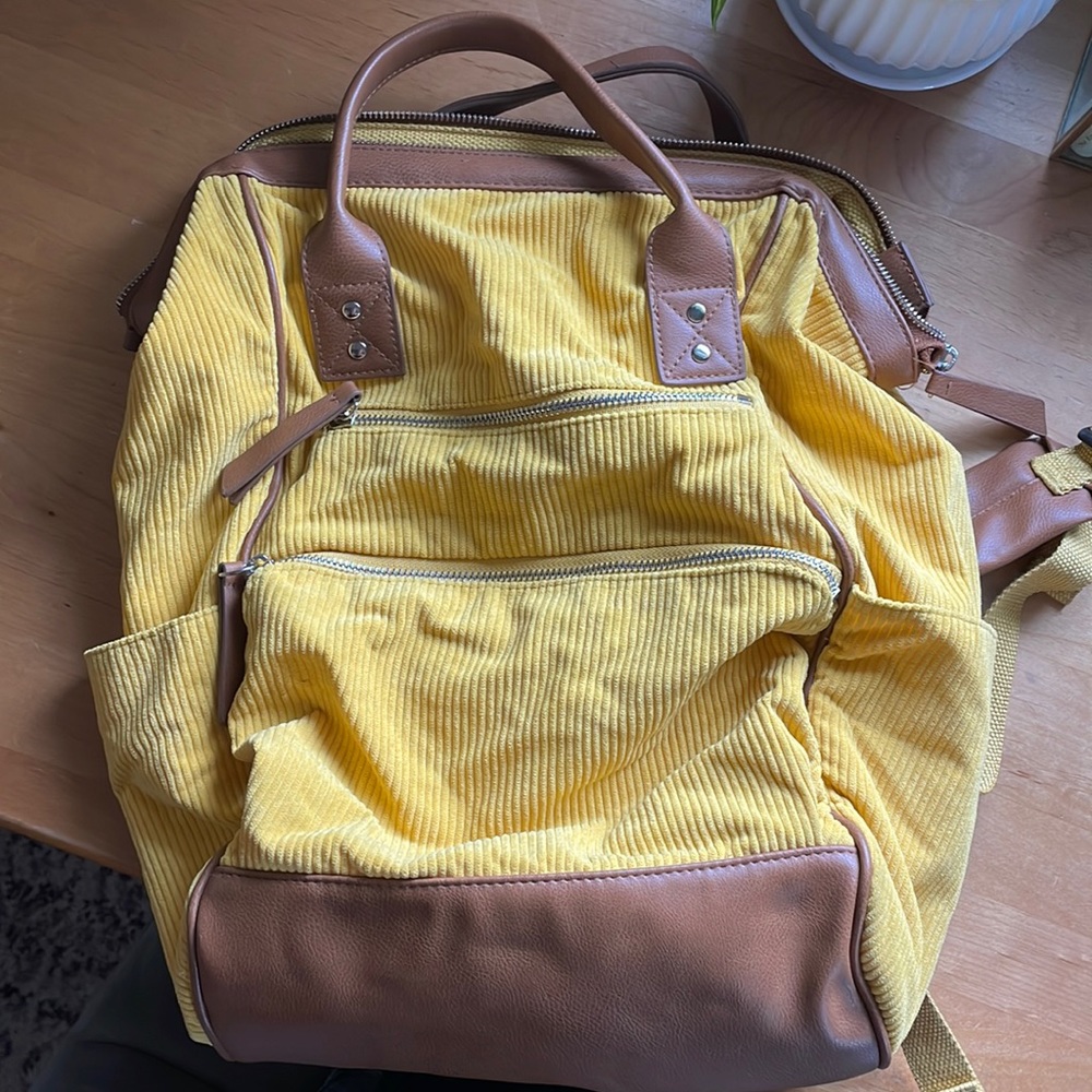 Corduroy backpack